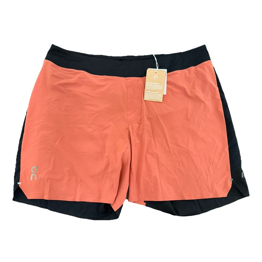 On Cloud Run On Clouds Men's Size XXL Autumn Black Lightweight Shorts 7.5"